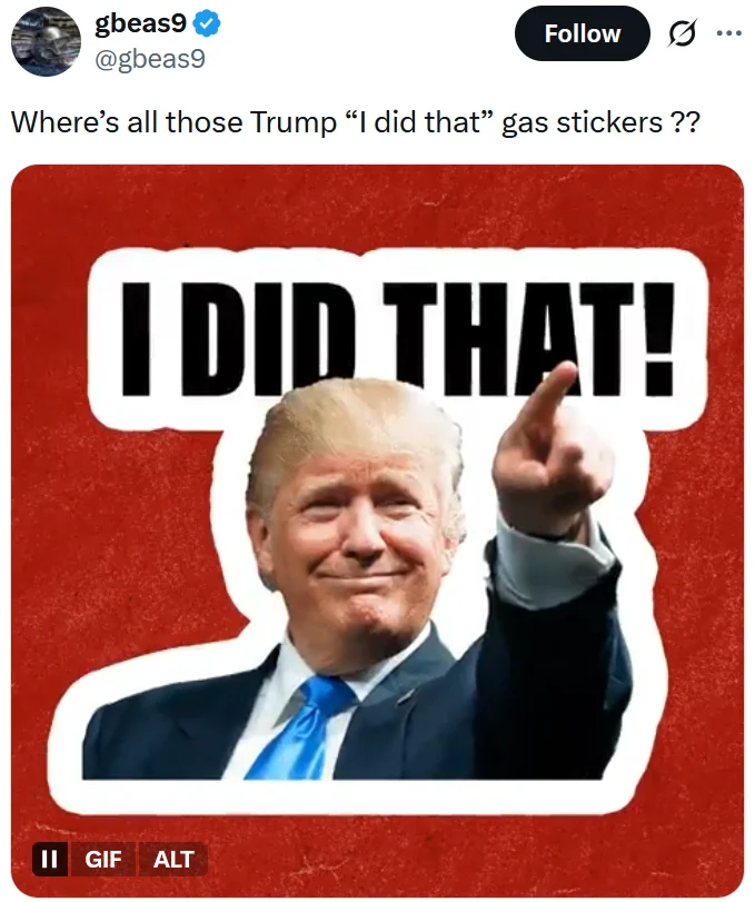 The Resurgence of "I Did That" Stickers: Geopolitical Tensions Drive U.S. Gas Prices Skyward Amidst Iran Conflict
