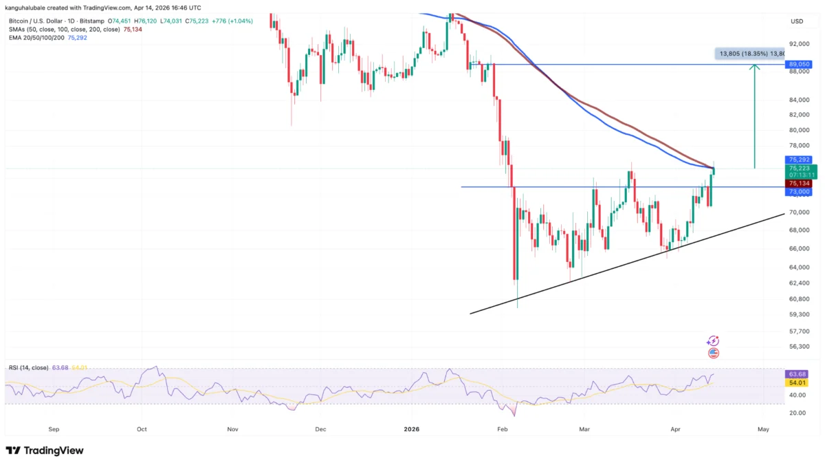 Bitcoin Price Surges Past $76,000, Igniting Bullish Momentum and Network Activity Hopes