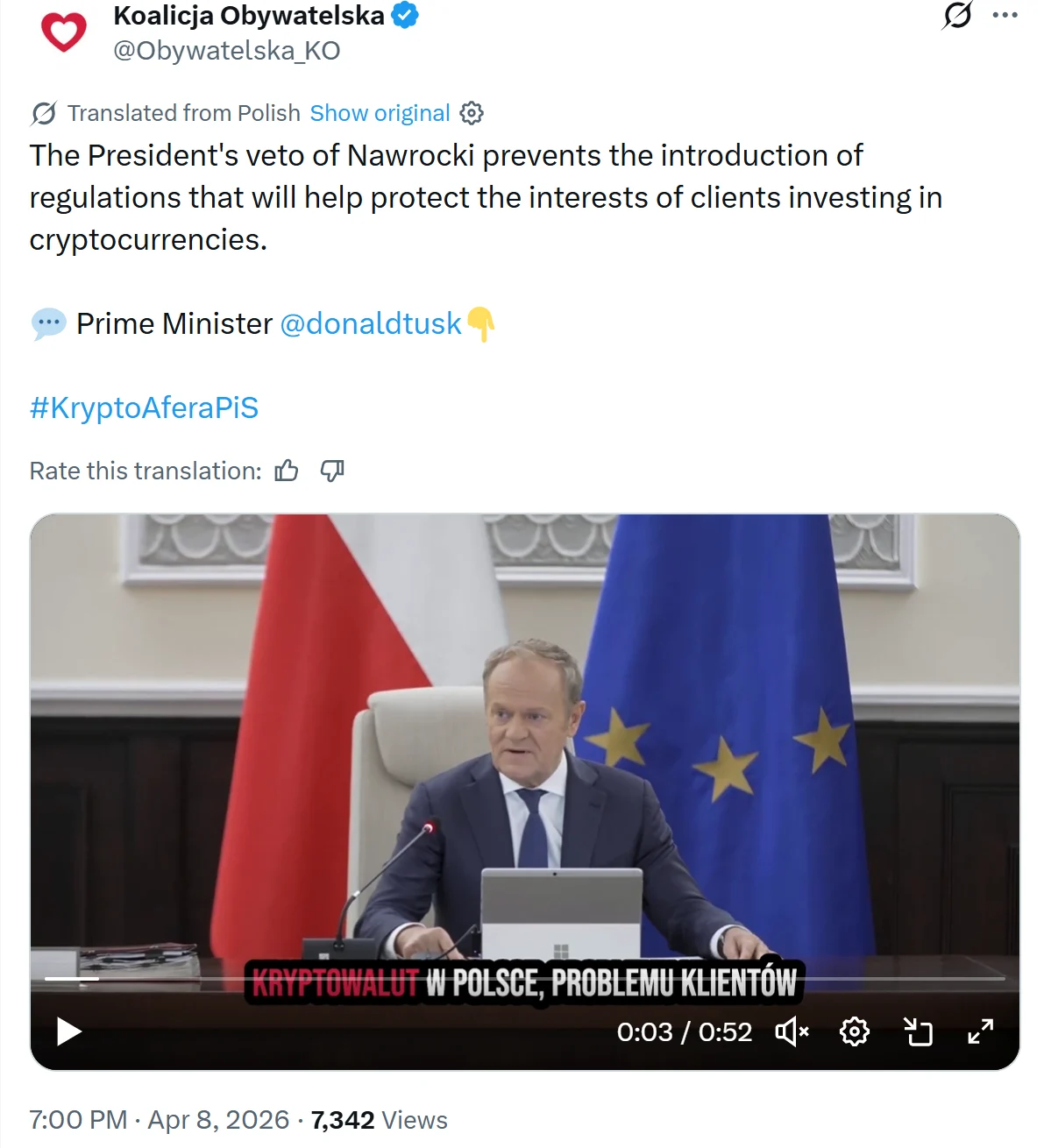Poland’s Parliament Fails to Override Presidential Veto on Key Crypto Regulation Bill, Extending Regulatory Standoff