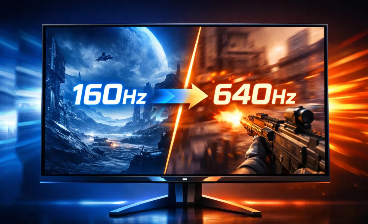TCL CSOT Reportedly Prepares 4X Refresh Rate Dual Mode Monitor Featuring 160–640 Hz Refresh Rate