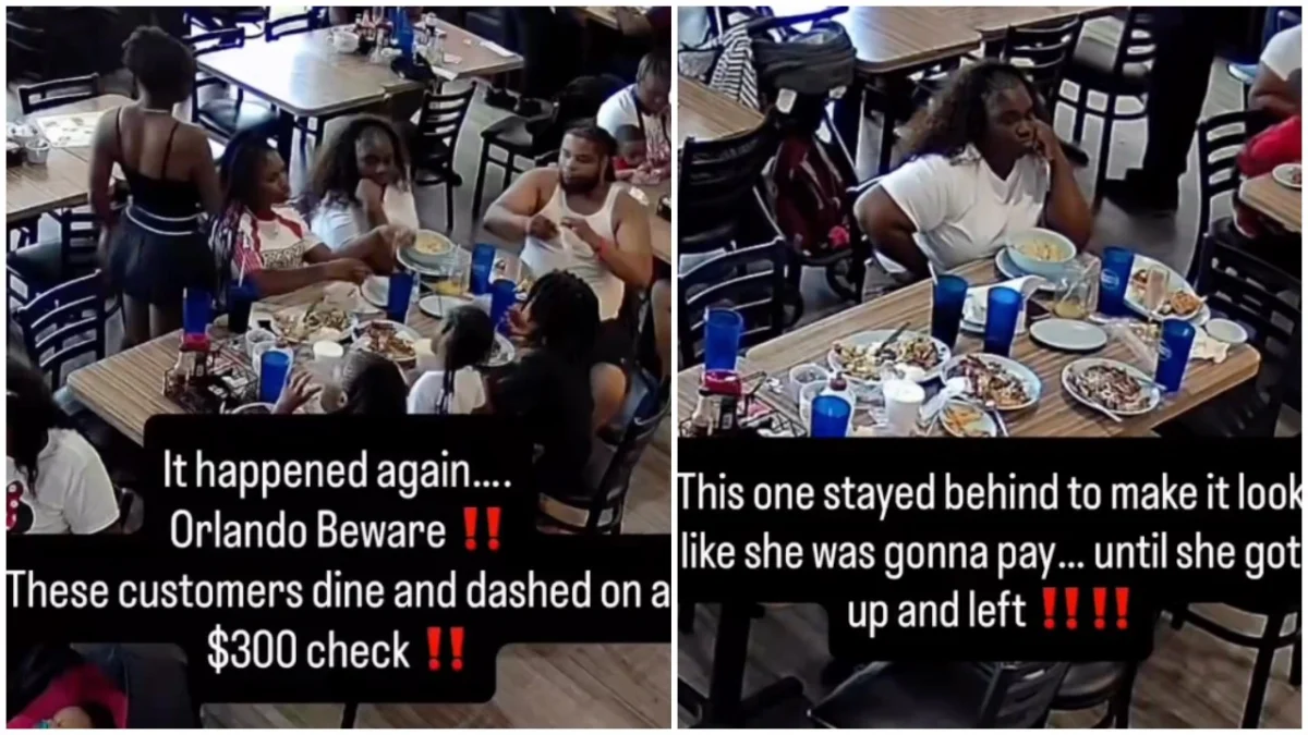 An Alleged Dine-and-Dash Incident Involving a Family of Seven in Orlando Ignites Public Debate on Restaurant Theft and Social Media Accountability.