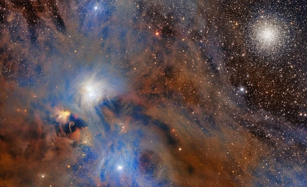 Cosmic Masterpiece Unveiled as Dark Energy Camera Captures the Vivid Swirls of the Corona Australis Molecular Cloud