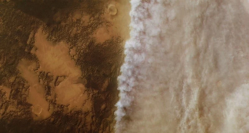 Electrostatically Charged Dust Storms on Mars Pose New Challenges for Future Human and Robotic Exploration