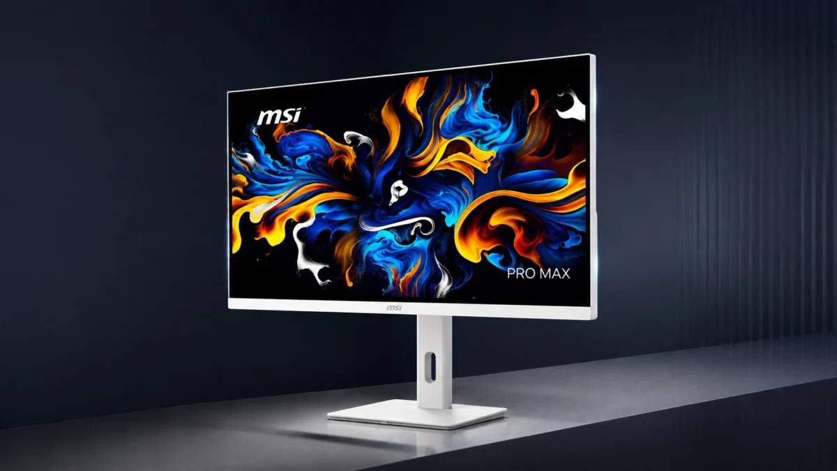 MSI’s 27-inch OLED Monitor Ditches Metal-Mask Manufacturing For Inkjet Printing, Promising Sharper Text And Higher Yields