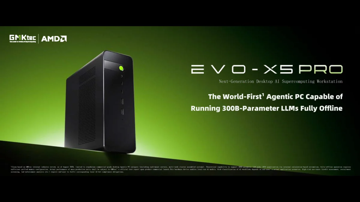 GMKtec Launches EVO-X5 PRO Mini Workstation Featuring AMD Ryzen AI MAX+ PRO 495 SoC and 192GB Unified Memory