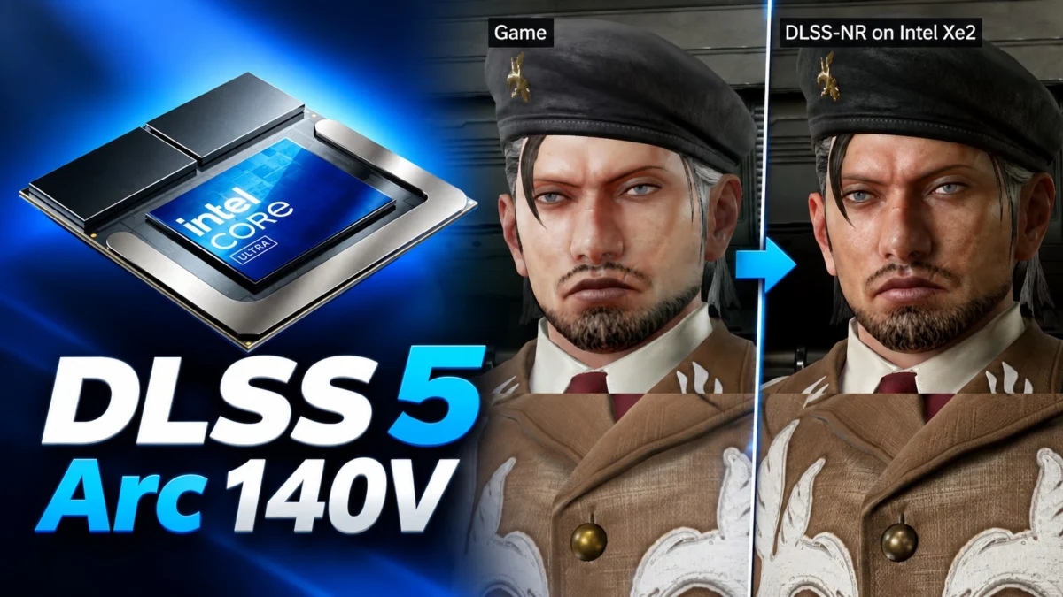 Intel Arc 140V Runs DLSS 5 Neural Rendering Without CUDA, But Frame Rates Collapse To Just 3-5 FPS