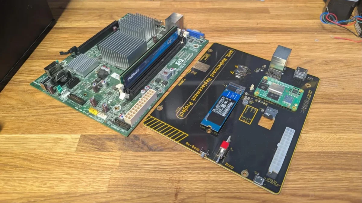 Raspberry Pi CM5 Breathes New Life Into Aging HP ProLiant MicroServer With Custom Motherboard Retrofit