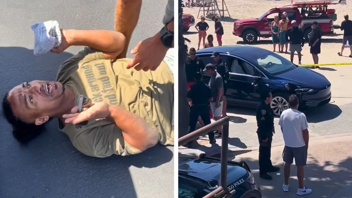 Stolen Tesla Rampage on Crowded San Diego Boardwalk Leads to Pedestrian Injury and Viral Citizen Apprehension