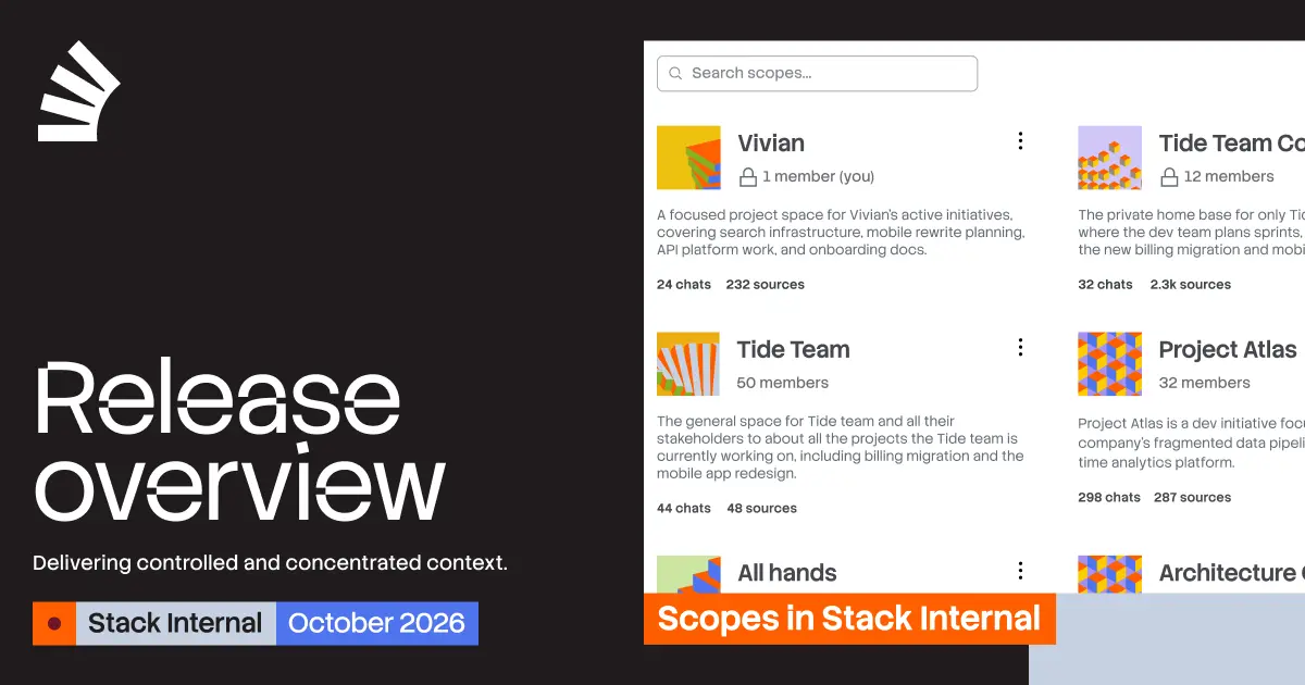 Stack Overflow Expands Enterprise Knowledge Ecosystem with New October Release of Stack Internal and Stack Internal Community