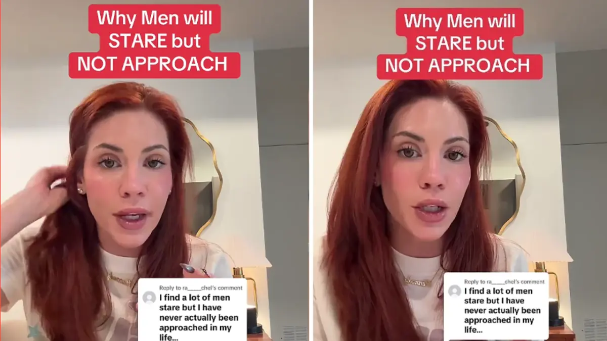 TikToker Explains Why Men May Stare at Women but Hesitate to Approach Them, Offering Her Theory on Attraction, Appearance, and Modern Dating